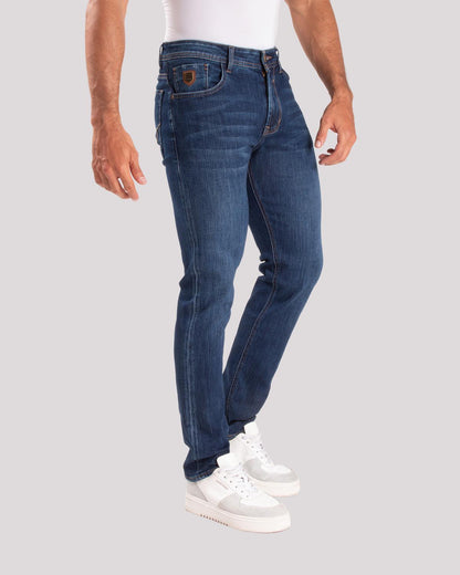 Jean Hombre Oxford 012026 Comfort Azul Medio