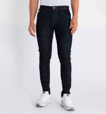 Jean Hombre Oxford 012055 Linea Slim Fit Azul Oscuro