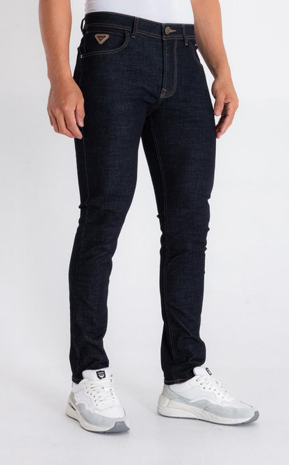 Jean Hombre Oxford 012055 Linea Slim Fit Azul Oscuro