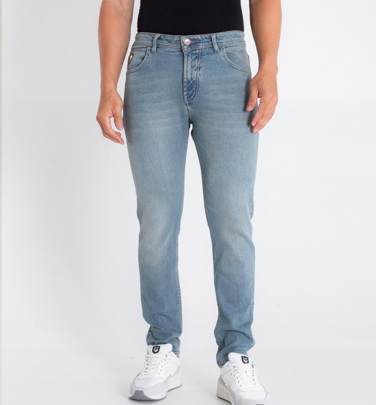Jean Hombre Oxford 012082 Comfort Azul Claro
