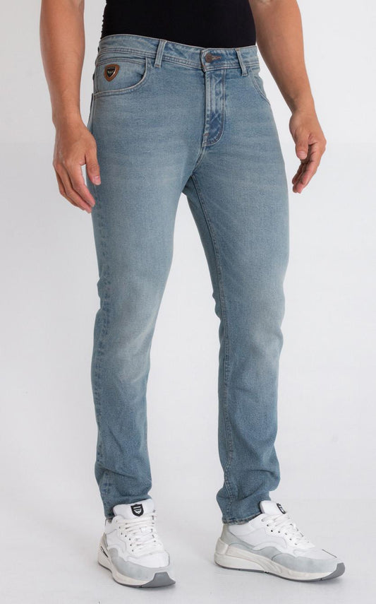 Jean Hombre Oxford 012082 Comfort Azul Claro