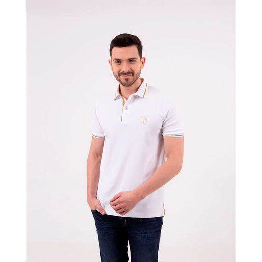 Camiseta Polo Oxford 021930 Blanco