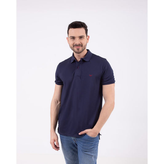 Camiseta Polo Oxford 021942 Azul Oscuro