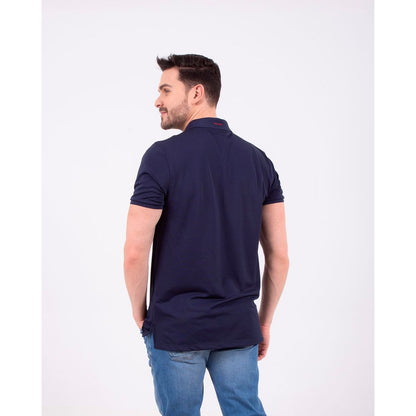 Camiseta Polo Oxford 021942 Azul Oscuro