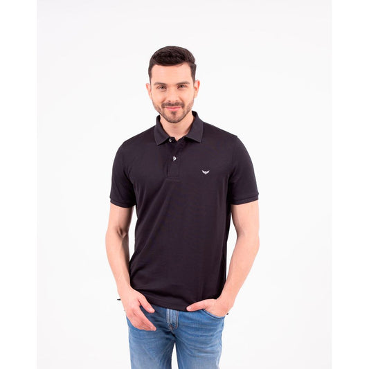 Camiseta Polo Oxford 021944 Negro