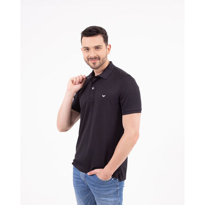 Camiseta Polo Oxford 021944 Negro