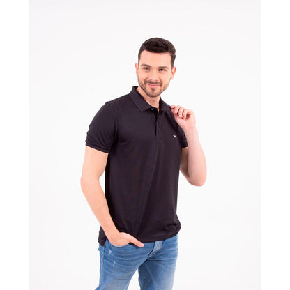 Camiseta Polo Oxford 021944 Negro