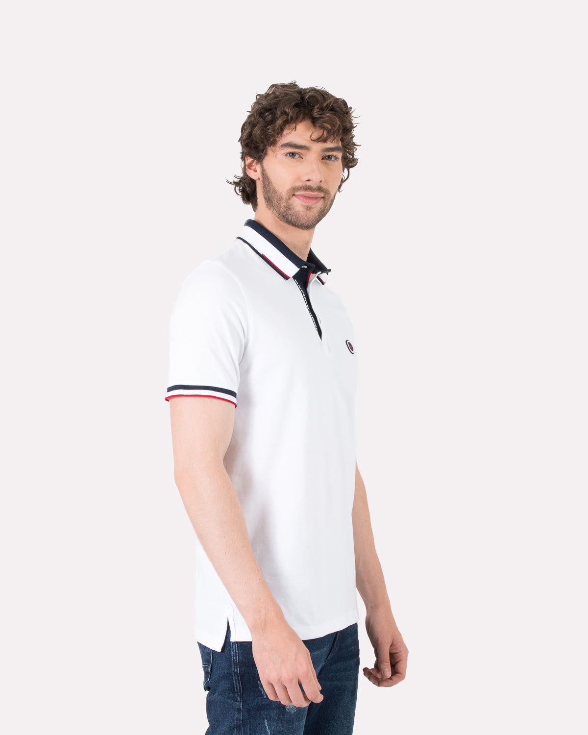 Camiseta Polo Oxford 022104 Blanco