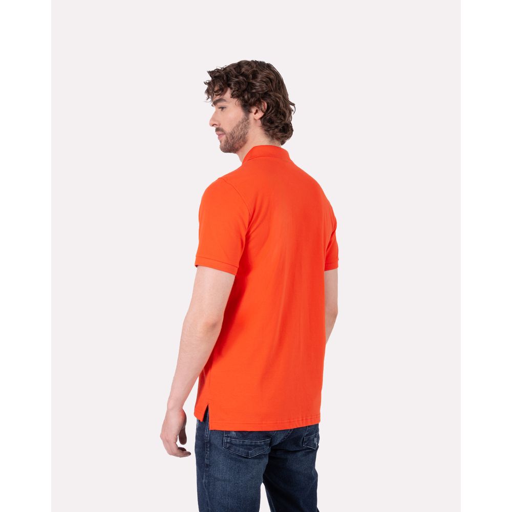 Camiseta Polo Oxford 022139 Naranja Brillante