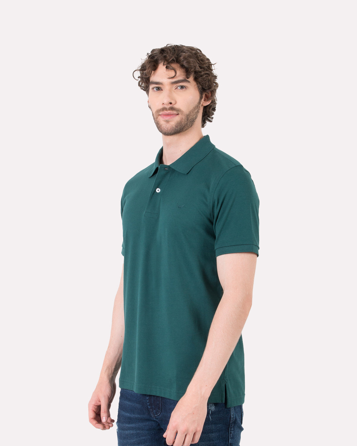 Camiseta Polo Oxford 022146 Verde