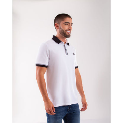 Camiseta Polo Oxford 022240 Blanco