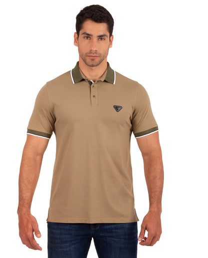 Camiseta Polo Oxford 022316 Verde Militar