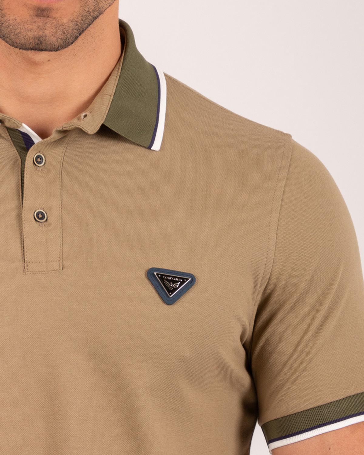 Camiseta Polo Oxford 022316 Verde Militar