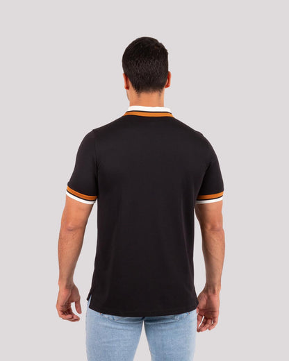 Camiseta Polo Oxford 022342 Negro