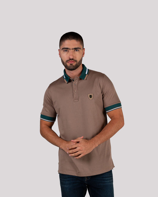 Camiseta Polo Oxford 022395 Cafe