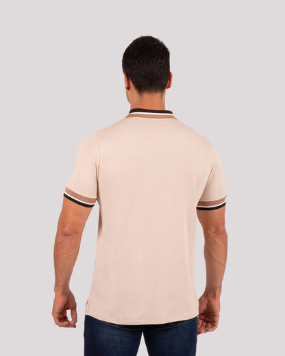 Camiseta Polo Oxford 022400 Beige Arena