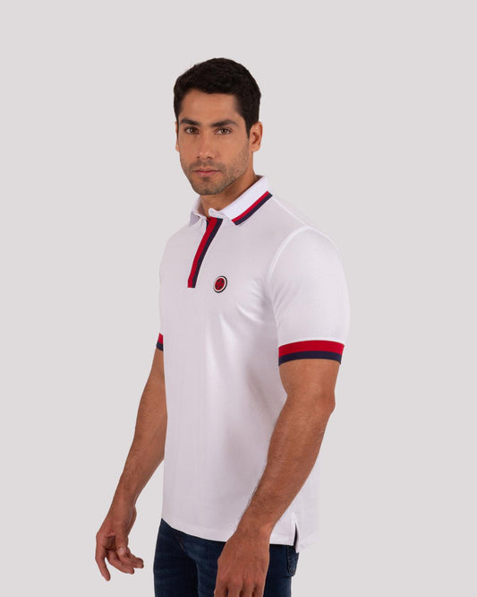 Camiseta Polo Oxford 022412 Blanco