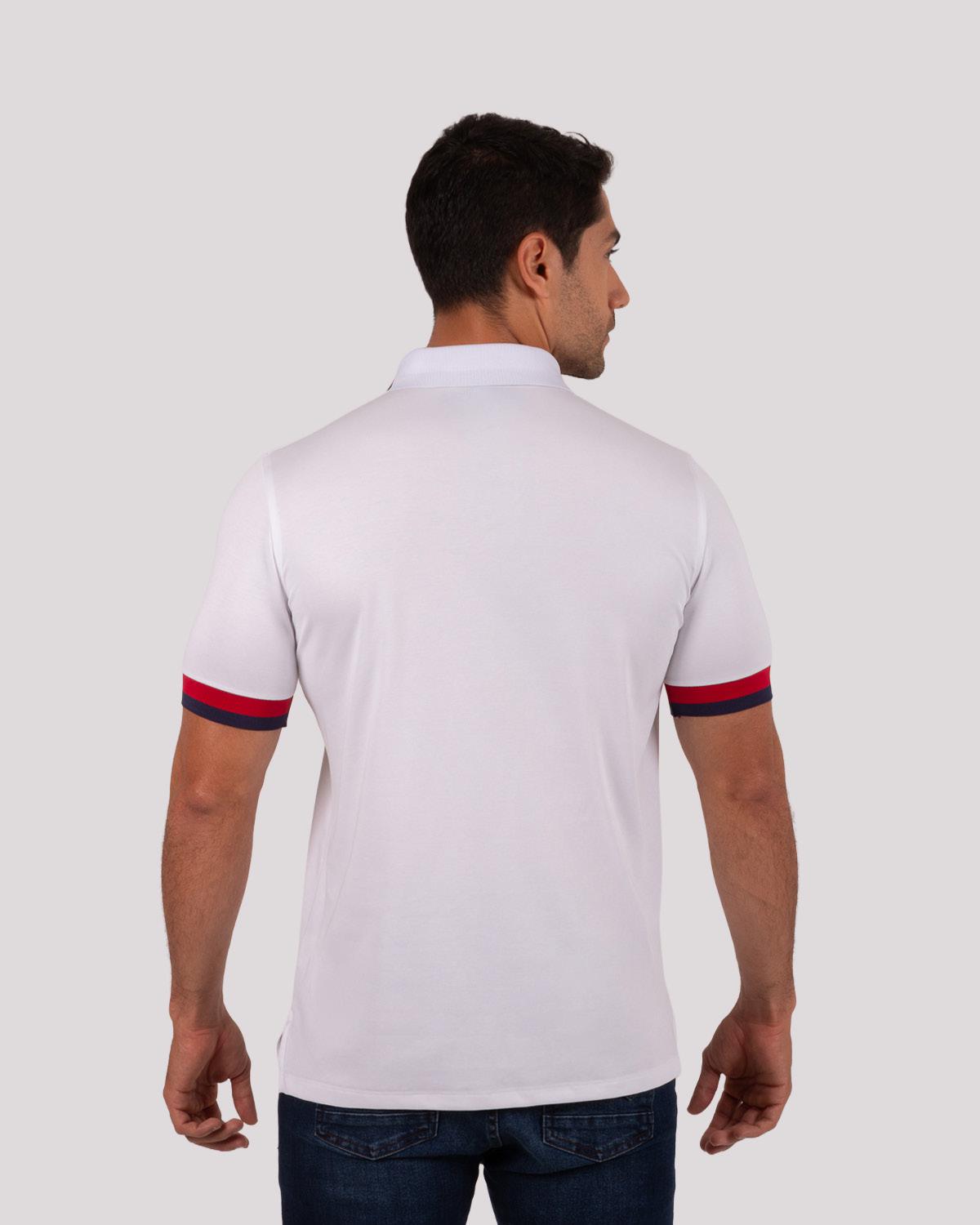 Camiseta Polo Oxford 022412 Blanco