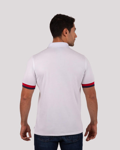 Camiseta Polo Oxford 022412 Blanco