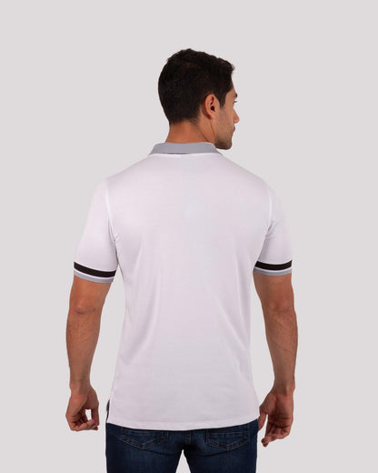 Camiseta Polo Oxford 022439 Blanco