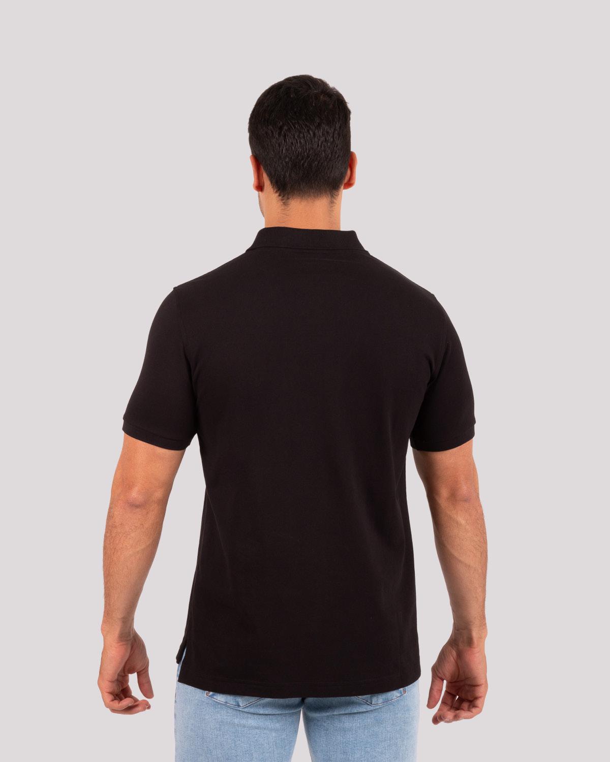 Camiseta Polo Oxford 022454 Negro