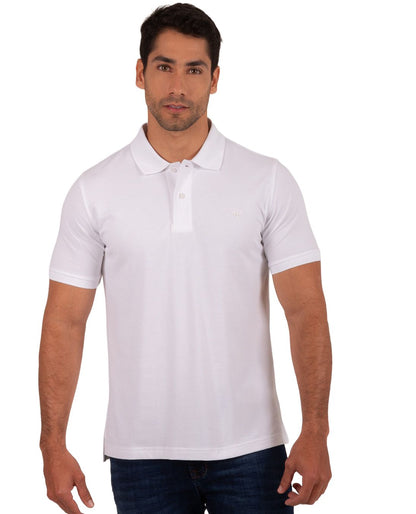 Camiseta Polo Oxford 022456 Blanco
