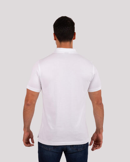 Camiseta Polo Oxford 022456 Blanco