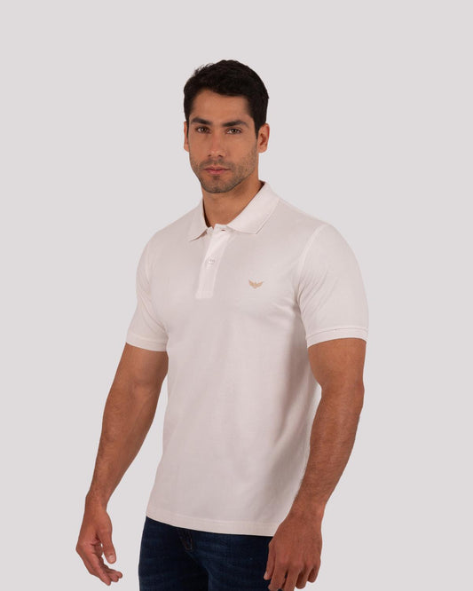 Camiseta Polo Oxford 022457 Crudo