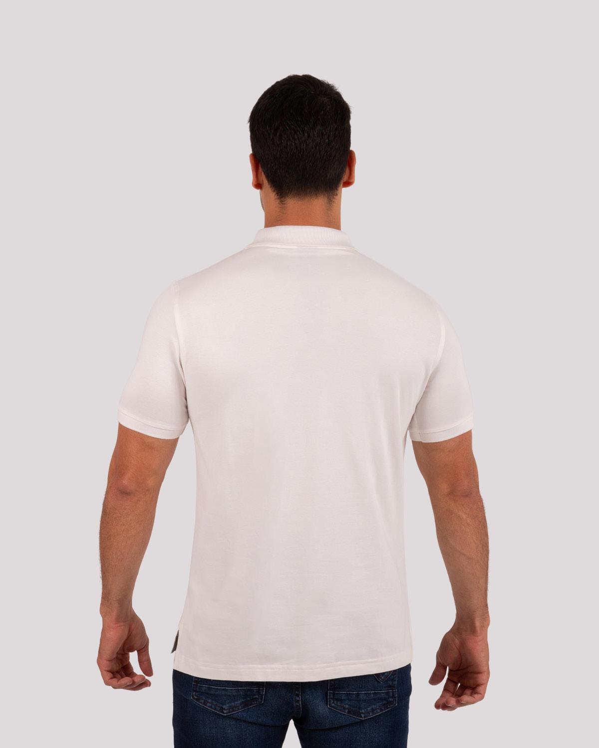 Camiseta Polo Oxford 022457 Crudo