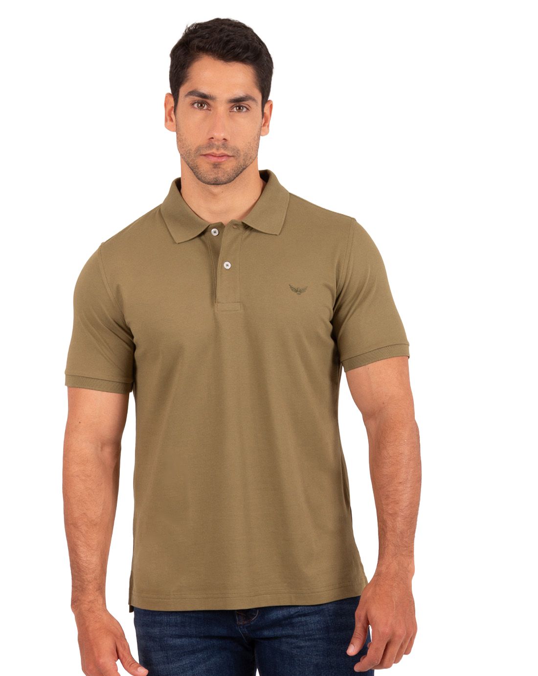Camiseta Polo Oxford 022460 Verde Oliva