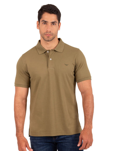 Camiseta Polo Oxford 022460 Verde Oliva
