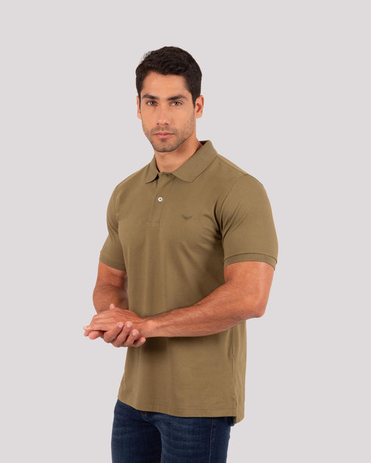 Camiseta Polo Oxford 022460 Verde Oliva