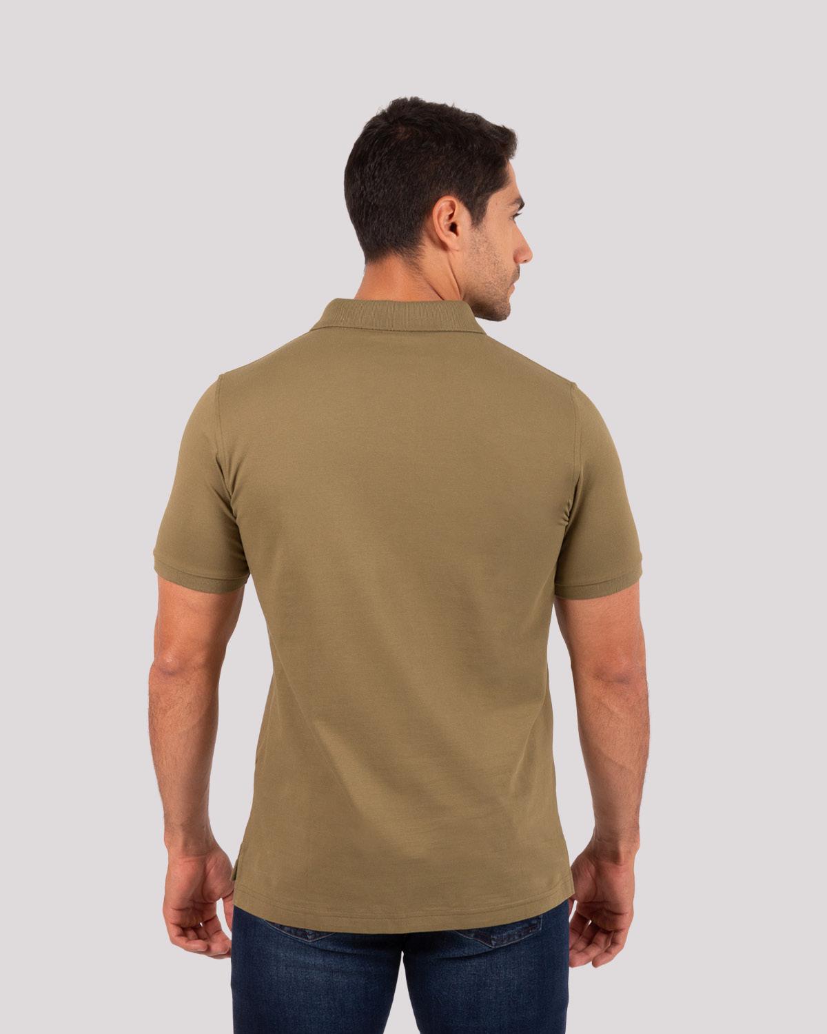 Camiseta Polo Oxford 022460 Verde Oliva