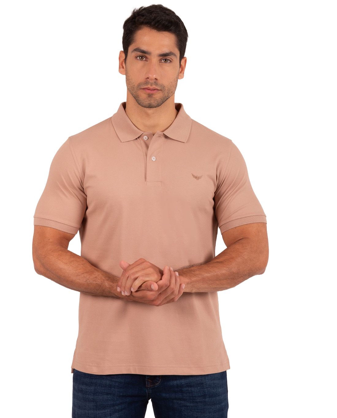 Camiseta Polo Oxford 022462 Beige Tostado