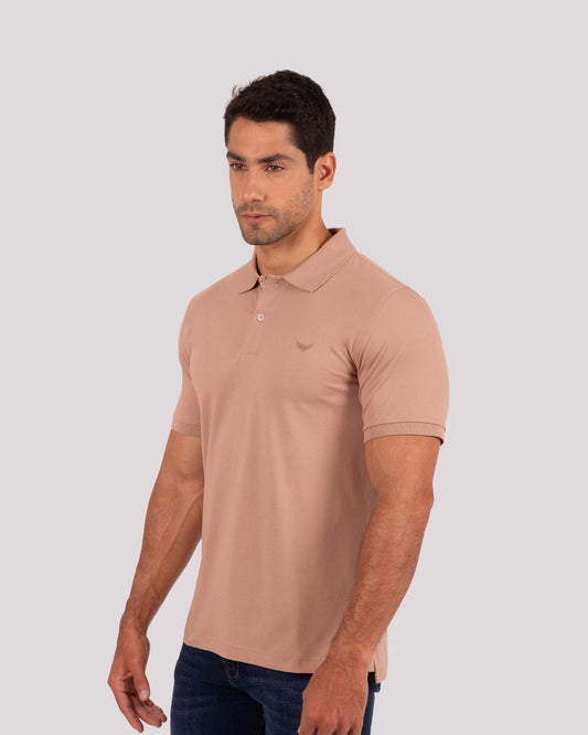 Camiseta Polo Oxford 022462 Beige Tostado