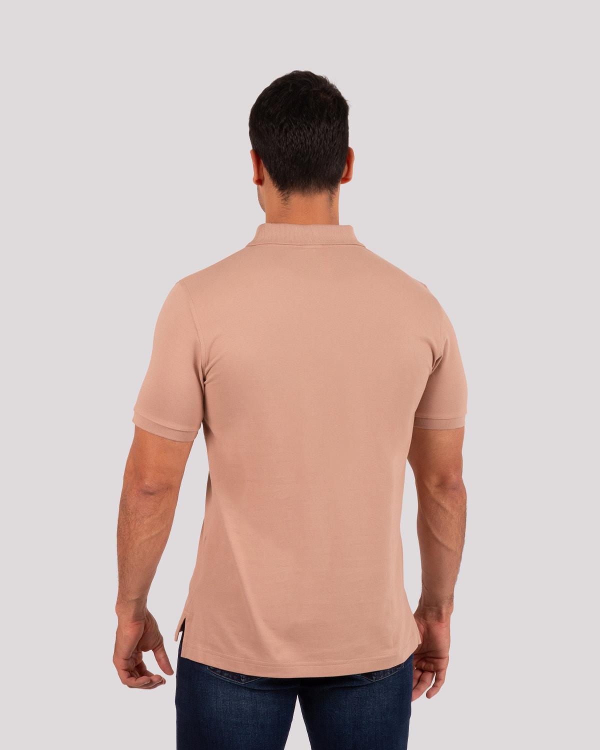 Camiseta Polo Oxford 022462 Beige Tostado