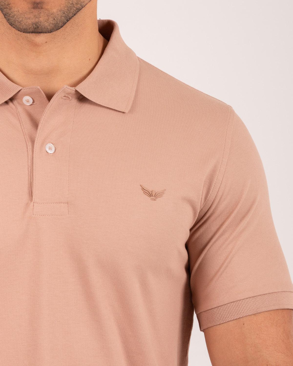 Camiseta Polo Oxford 022462 Beige Tostado