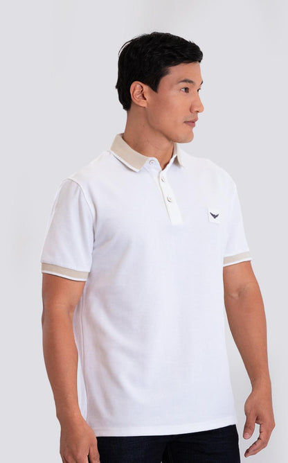 Camiseta Polo Oxford 022576 Blanco