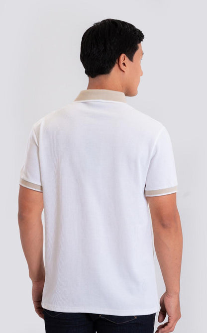 Camiseta Polo Oxford 022576 Blanco