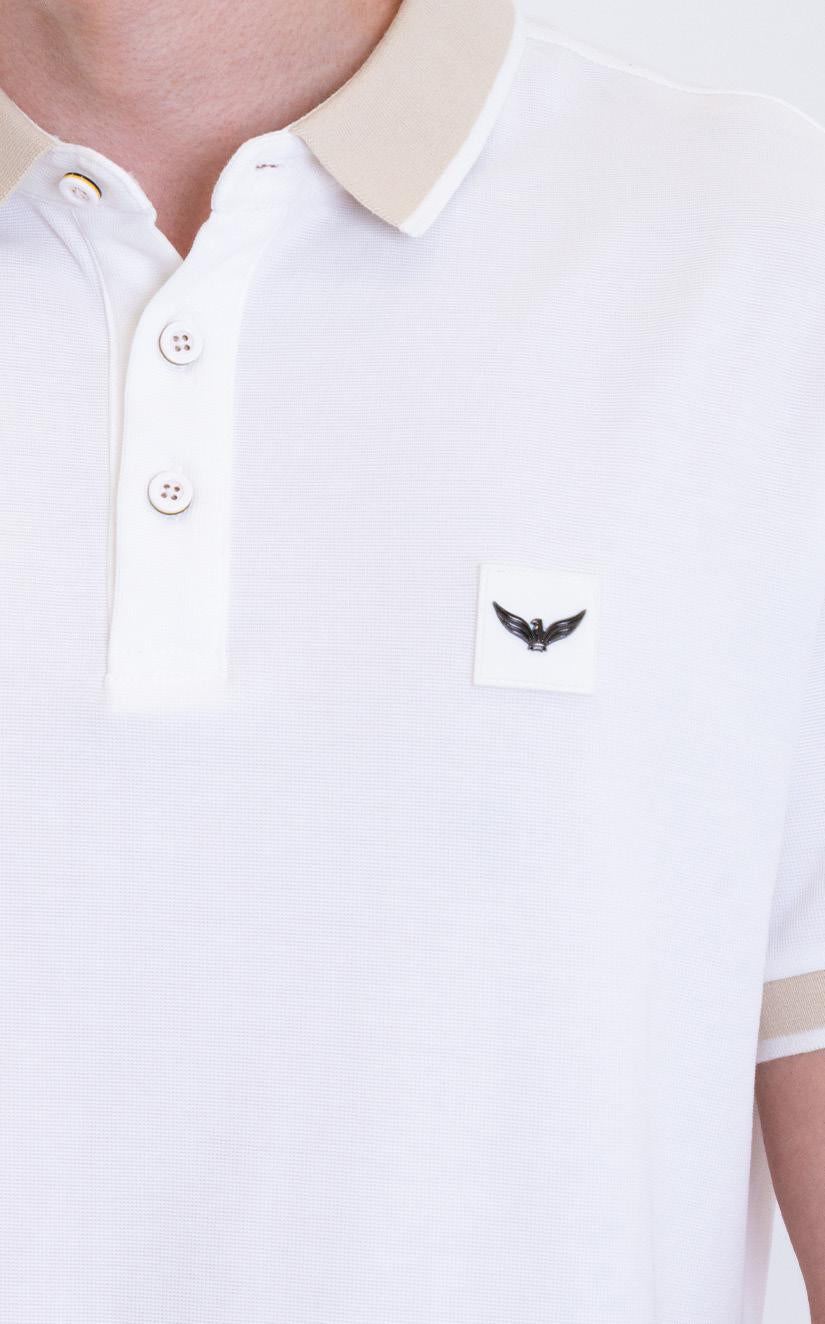 Camiseta Polo Oxford 022576 Blanco