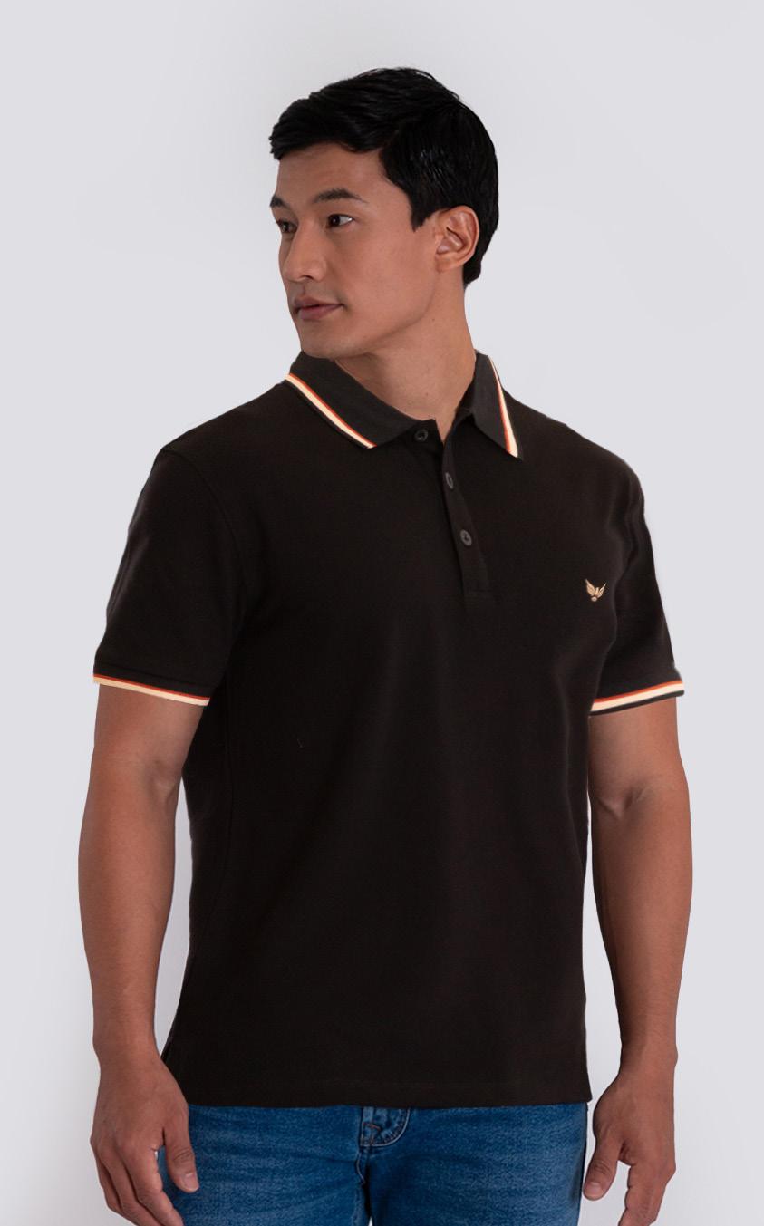Camiseta Polo Oxford 022994 Negro