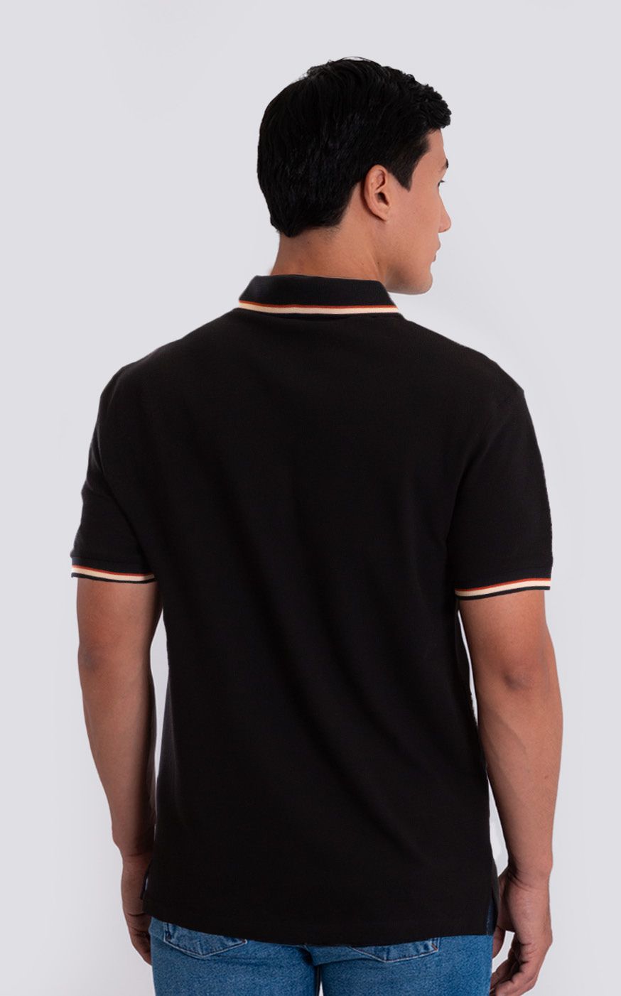 Camiseta Polo Oxford 022994 Negro