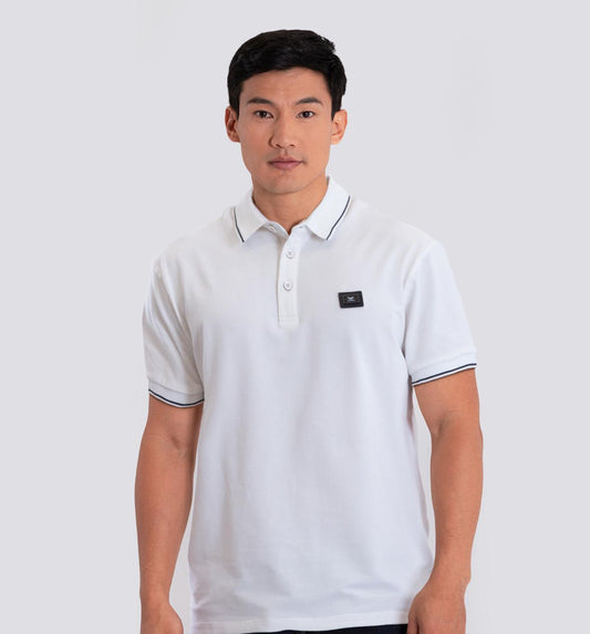 Camiseta Polo Oxford 022997 Blanco