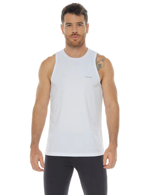 Racketball Camiseta Esqueleto Hombre 03061 Blanco