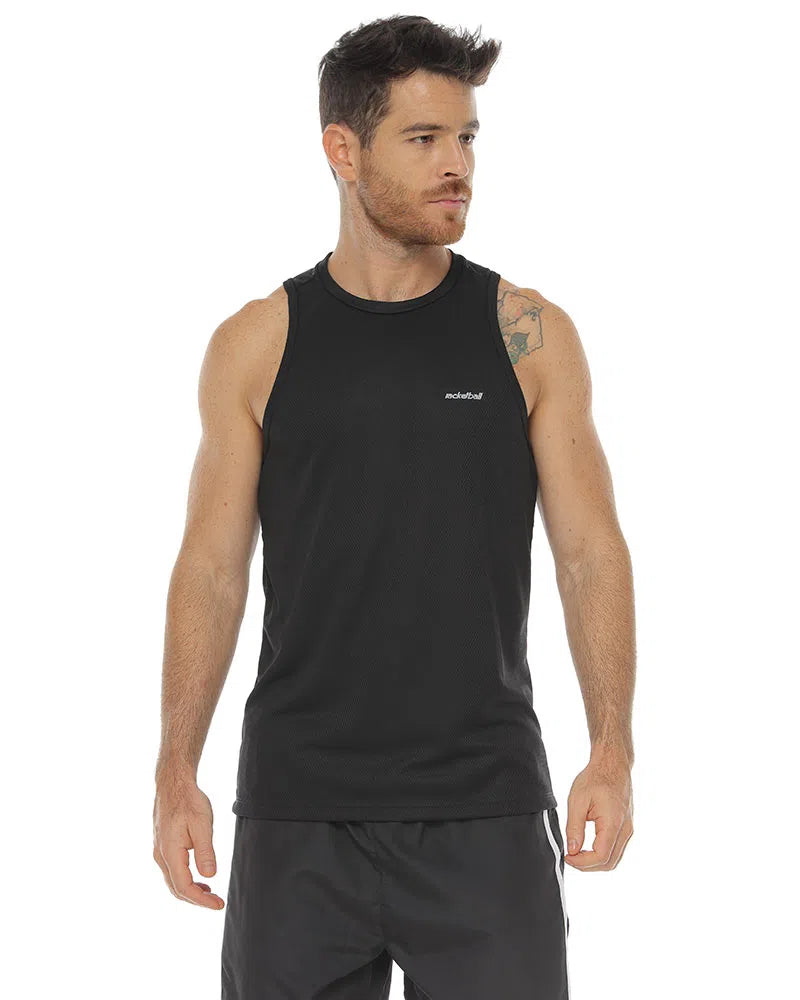 Racketball Camiseta Esqueleto Hombre 03061 Negro