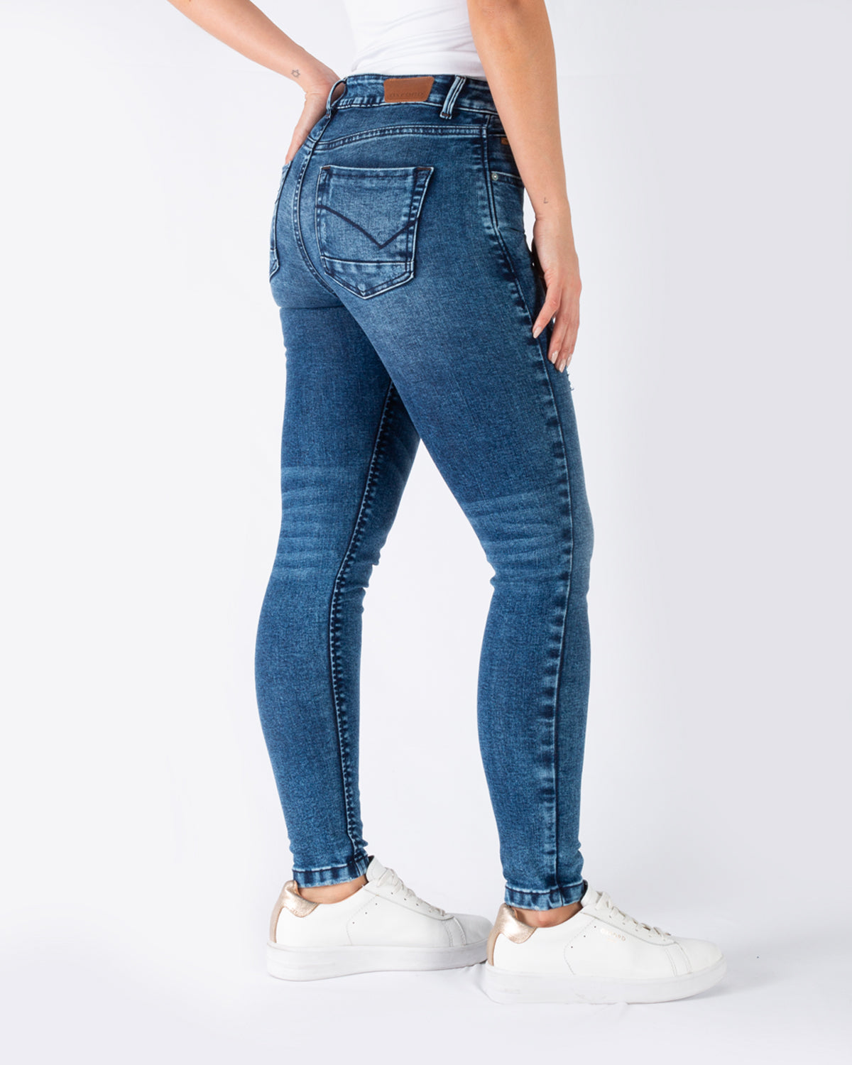 Jean Dama Oxford 041312 Azul Medio