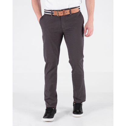 Pantalon Hombre Oxford 060576 Gris Estampado