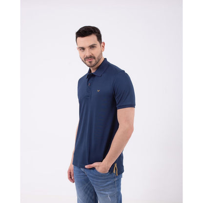 Camiseta Polo Oxford 021946 Azul Petroleo