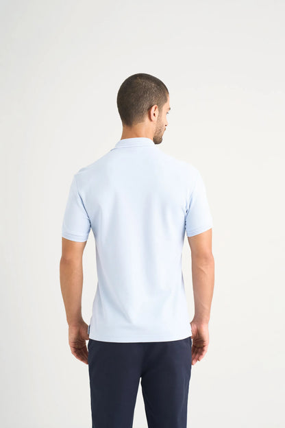 Camiseta Polo Velez Origen 1037396 Essencial Classic Hibrido Azul Claro