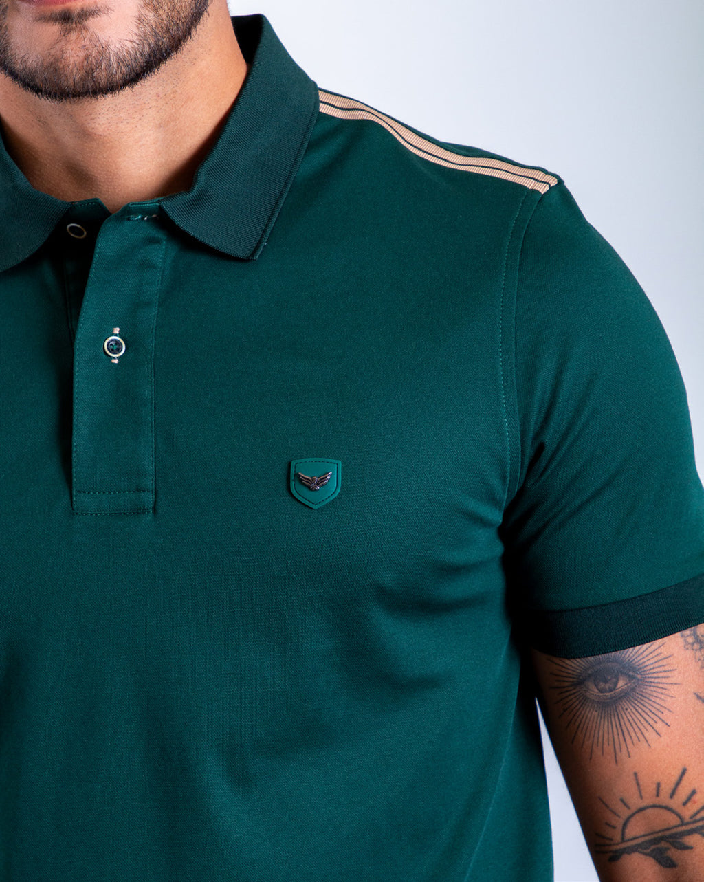 Camiseta Polo Oxford 022596 Verde